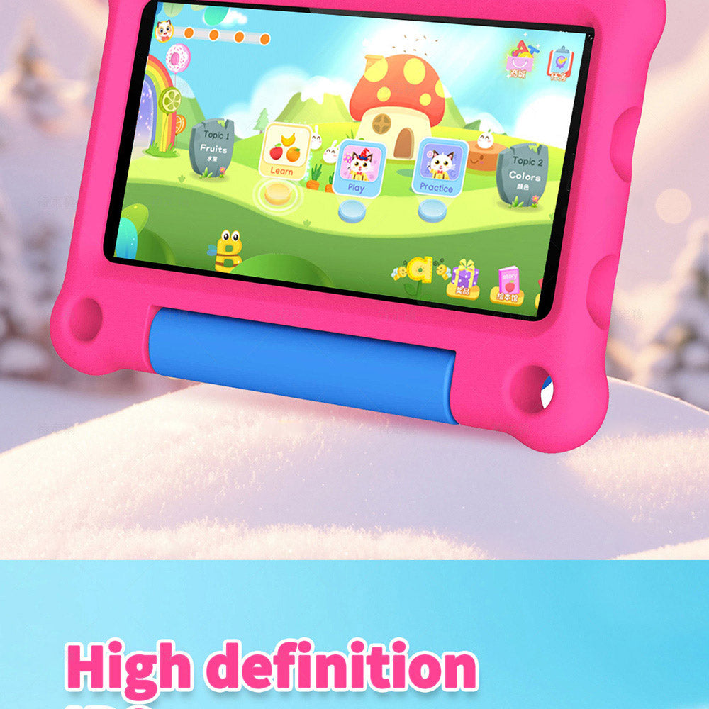 G-tab T7Pro Kids Tablet  7 Inch 1024&600 IPS Screen  Android 14  1.5GHz Quad-core CPU  4GB RAM 2GB &2GB Expansion 64GB ROM 2.4&5GHz WiFi  3000mAh Battery  2MP&2MP Camera-Pink